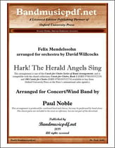 Hark! The herald angels sing Concert Band sheet music cover